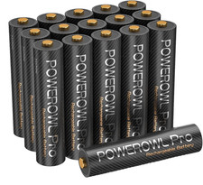 POWEROWL AAA Rechargeable Batteries 1100mAh High Capacity Ni-MH PRO