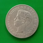PUERTO RICO COIN - 20 centavos 1895 PGV. Alfonso XIII