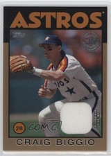 2021 Topps 1986 Baseball Relics Series 2 Gold 16/50 Craig Biggio HOF 1ar1