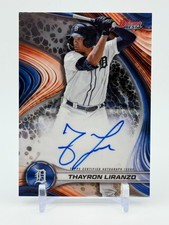 2024 Bowman's Best THAYRON LIRANZO Prospect Auto On-Card #B24-TLI Tigers