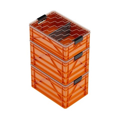 SIDIO CRATE Starter Pack - Two Full Size and One Half Size SidioCrate, Stacka...