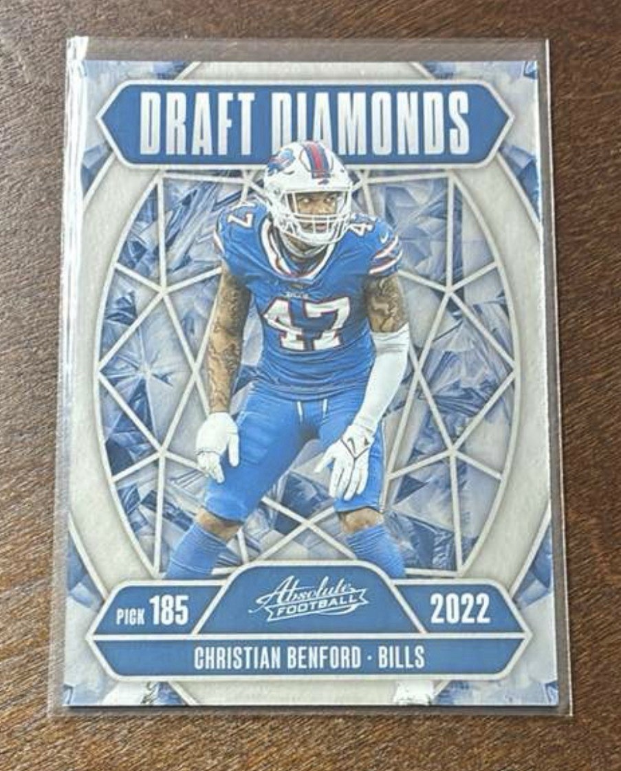 DD-CBD Christian Benford 2025 Panini Absolute - Diamantes de tiro
