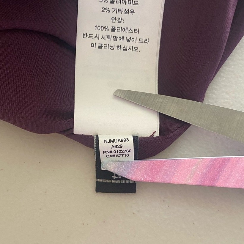 Kate Spade NWT Purple Plumtree Plaid Tweed Fringed Hem Mini Skirt Size 0 thumbnail 8