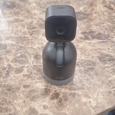 Blink Mini Pan-Tilt Indoor Wired 1080P Security Camera - Black
