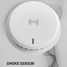 Home Smoke Alarm with 10 Year Life Battery Smoke Detector & Fire Alarms Sensor