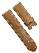 Officine Panerai 24mm x 22mm Tan Calfskin Leather Watch Strap Band Authentic OEM
