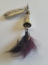 Blue Fox Vibrax Foxtail #4 10g Spinner VMC Hook  Purple Dressed 