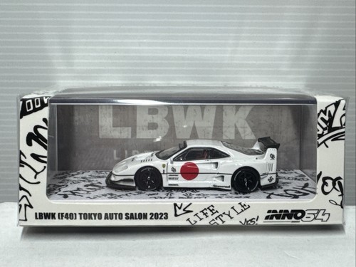 Inno64 1/64 Ferrari F40 LBWK Liberty Walk Tokyo Auto Salone 2023 prezzo ebay