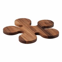 Continenta Untersetzer Topfuntersetzer Pfannenuntersetzer Akazienholz Ø 24 Cm