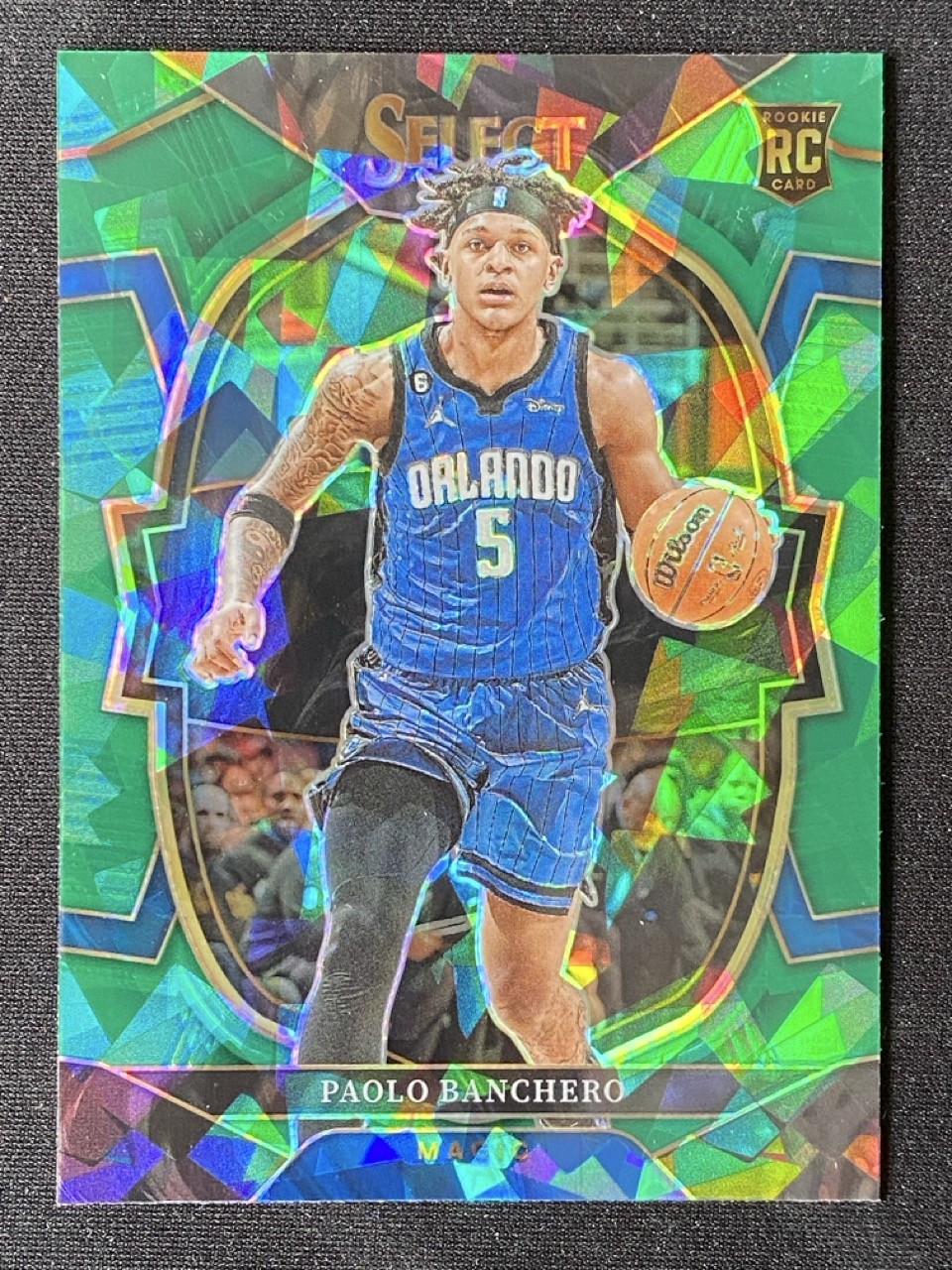 Paolo Banchero 2022-23 Panini Select Concourse Green Ice RC #72
