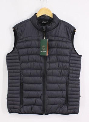 OUR PLANET DAMEN KARTS WESTE PUFFER GILET GRÖSSE XXL EBENHOLZ UVP £60 IB