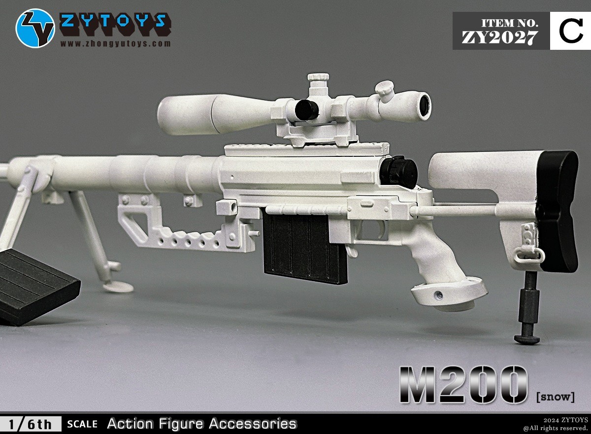 ZYTOYS 1/6 Scale CheyTac M200 Intervention Sniper Rifle Model