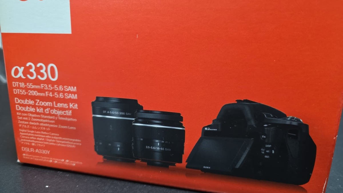Sony Alpha DSLR-A330 10.2MP Digital SLR Camera - Black (Kit w/ DT