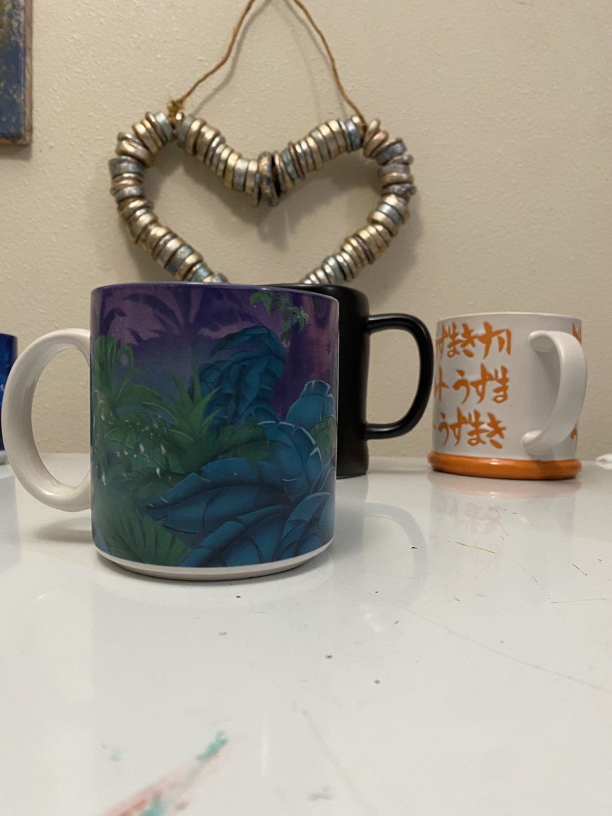 Vintage Disney's The Lion King Coffee Mug Simba Mufasa Rafiki Disney Store 90's