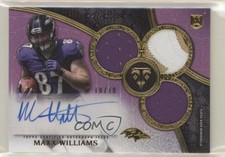 2015 Topps Triple Threads Rookie Relics Purple 10/70 Maxx Williams #131 Auto 5w7