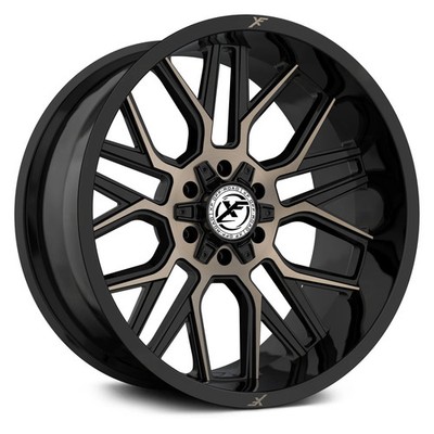 XF Off-Road XF-235 Wheels 20x9 (0, 6x135, 106.4) Black Rims Set of 4