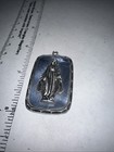 Vintage West Germany Large Illuminum Miraculous Medal As Is — photo 7