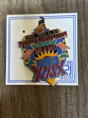 VINTAGE Super Bowl Pin JANUARY 29 1995 XX1X AFC NFC NFL FOOTBALL | eBay