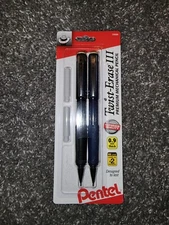 Pentel Twist-Erase III Premium Mechanical Pencil, MULTIPLE COLORS & SIZES