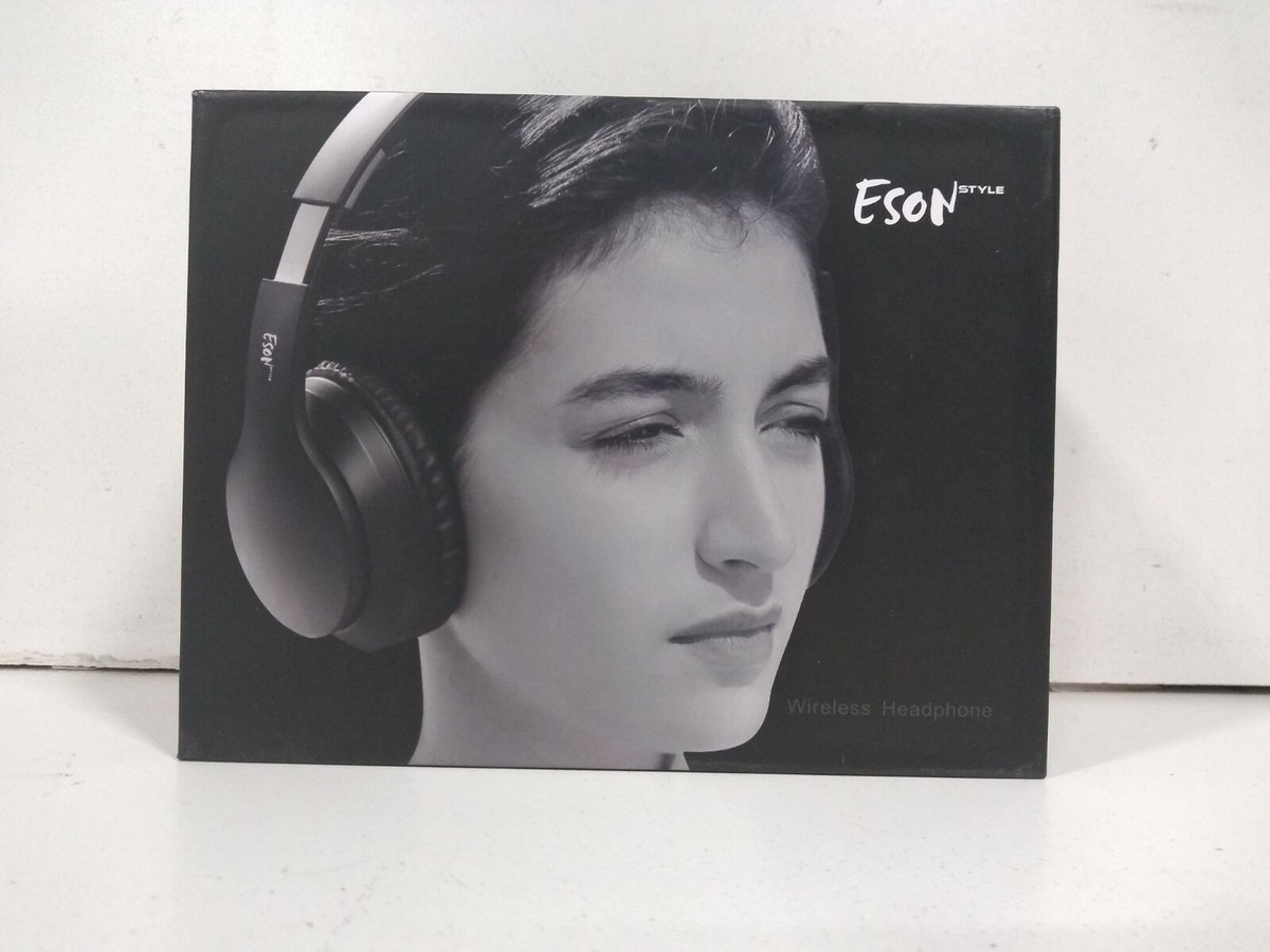 Esonstyle Bluetooth Headphones Green and Orange Foldable