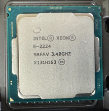 Intel Xeon E-2224 SRFAV 3.40GHz Four Core CPU
