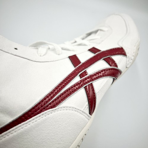 Scarpe da wrestling Asics 1083A001 EX-EO ordine speciale bianco x bordo argento bordeaux - Foto 20 di 24