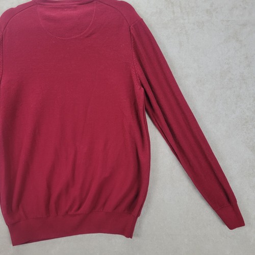 Wilkens Bros. Heritage Collection V Neck Sweater Red Size Large L NWT - Picture 9 of 14