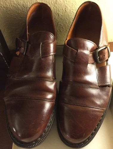 Johnston & Murphy MAHONY Mens Brando Brown US sz 11 Made In ITALY - Picture 2 of 7
