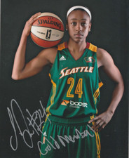 Jewell Loyd Autographed 8x10 Seattle Storm Gold Mamba A221
