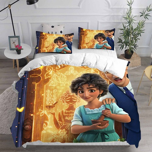 Encanto 3D Duvet Cover Bedding Set Cosplay Mirabel Madrigal Pillowcase Quilt NEW - Picture 16 of 29