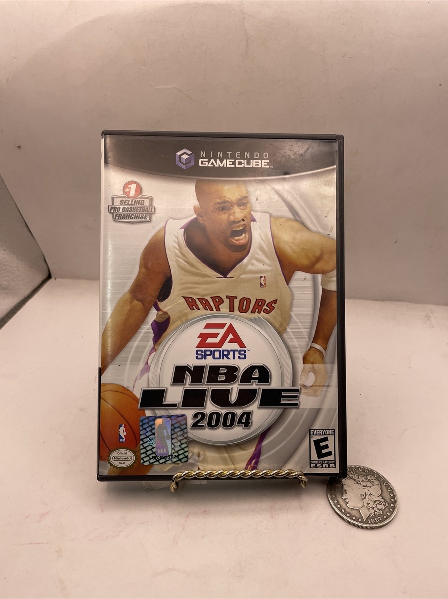 NBA Live 2004 (Nintendo GameCube, 2003) Complete With Manual