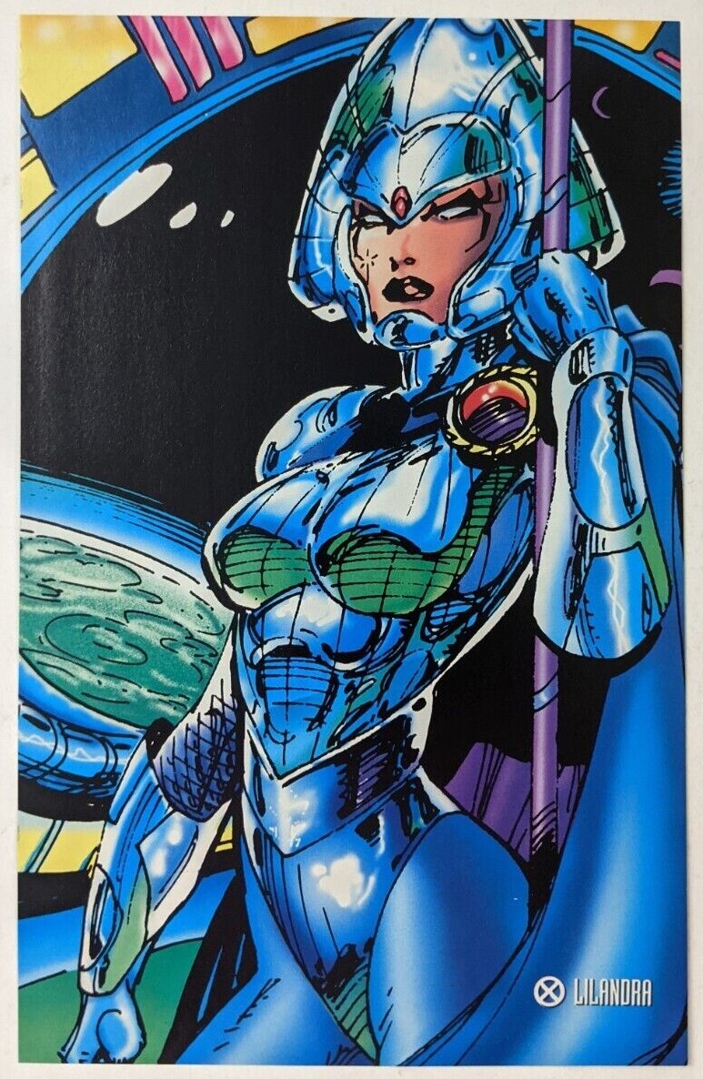 Lilandra Brotherhood Evil Mutants X-Men Trading Cards Comic Poster