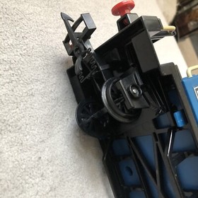 Playmobil 4100 Passenger Car / Blue Railway Wagon with Sticker ✔️ Excellent👍