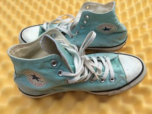 mint high top converse