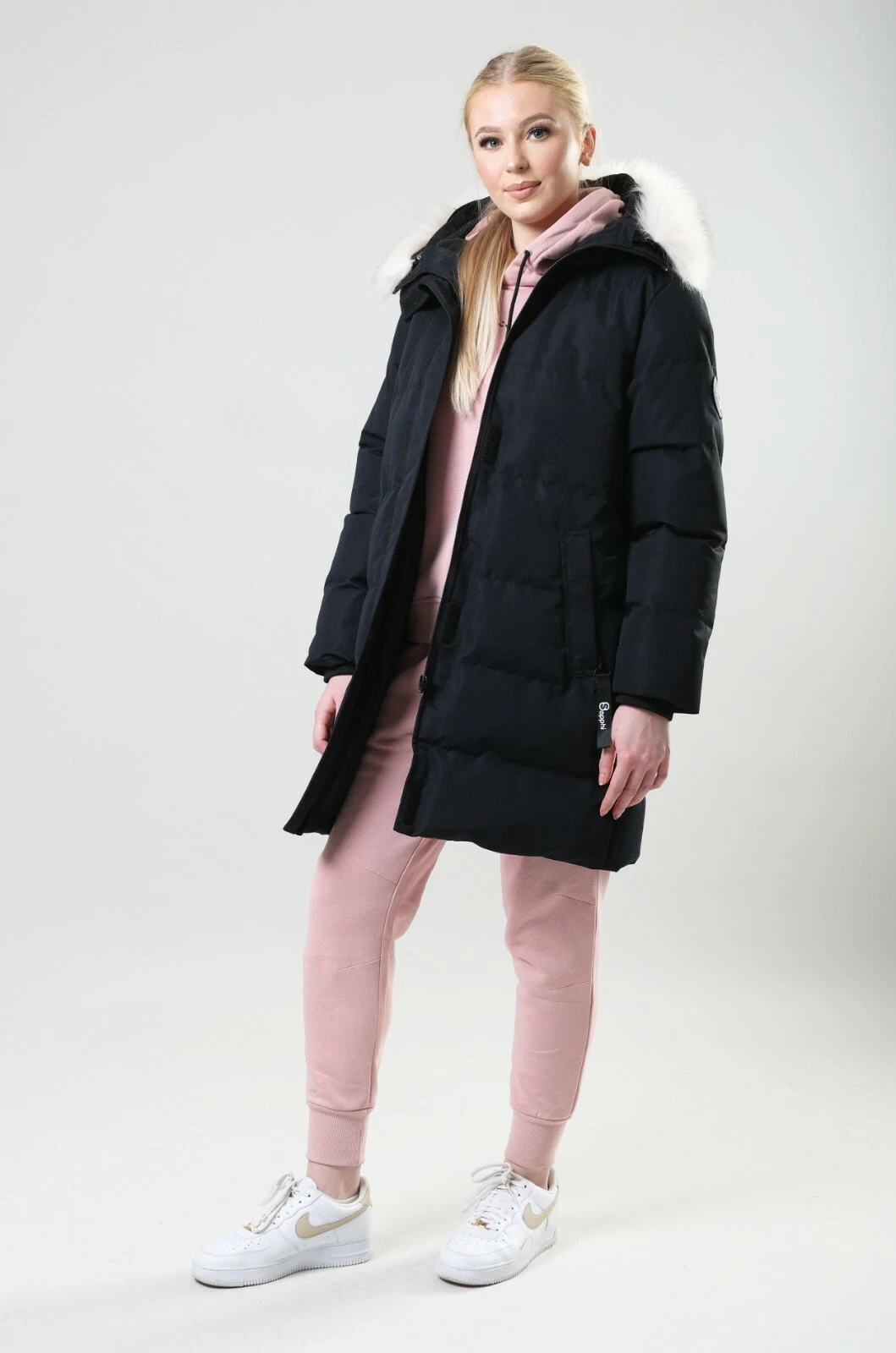 CANADA GOOSE Parka esterno artico alla moda antracite donna premium resistente all'acqua (NERO)
