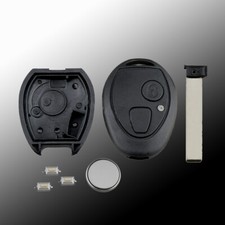 2 BUTTON REMOTE KEY FOB SHELL CASE COVER FOR ROVER 75 MG ZT MINI R50 LAND ROVER
