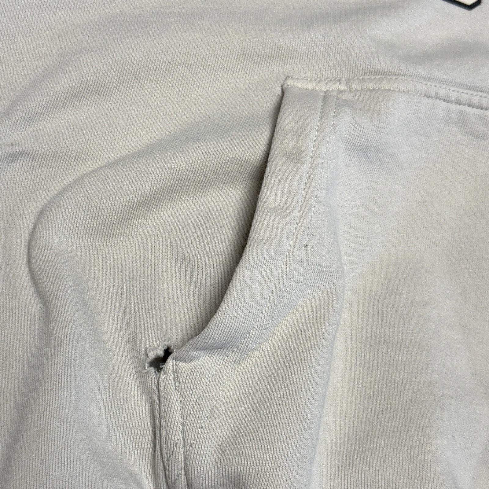 OFF WHITE Dickies Felpa con Cappuccio Donna Piccola Stile Crop Felpa Ricamata