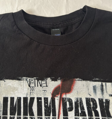 LINKIN PARK Hybrid Theory Music Crop Top T-Shirt XL/L NuMetal Punk