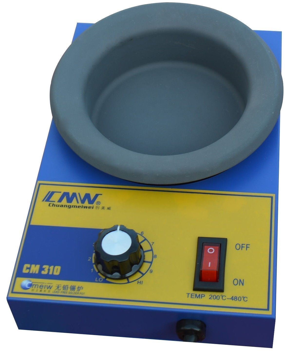 Max 58% OFF CM310 Solder Pot Bath 300W Lead-Free Round Alloy Deluxe Titanium
