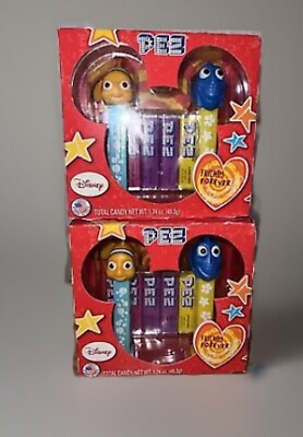2X PEZ Disney Finding Nemo & Dory Friends Forever Set