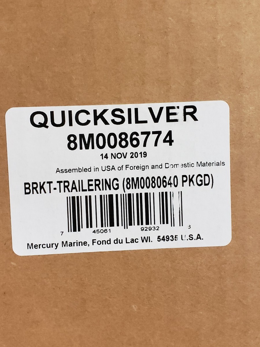 MERCURY MARINE STEERING LOCK BRACKET WHEN TRAILERING #8M0086774 | eBay 
