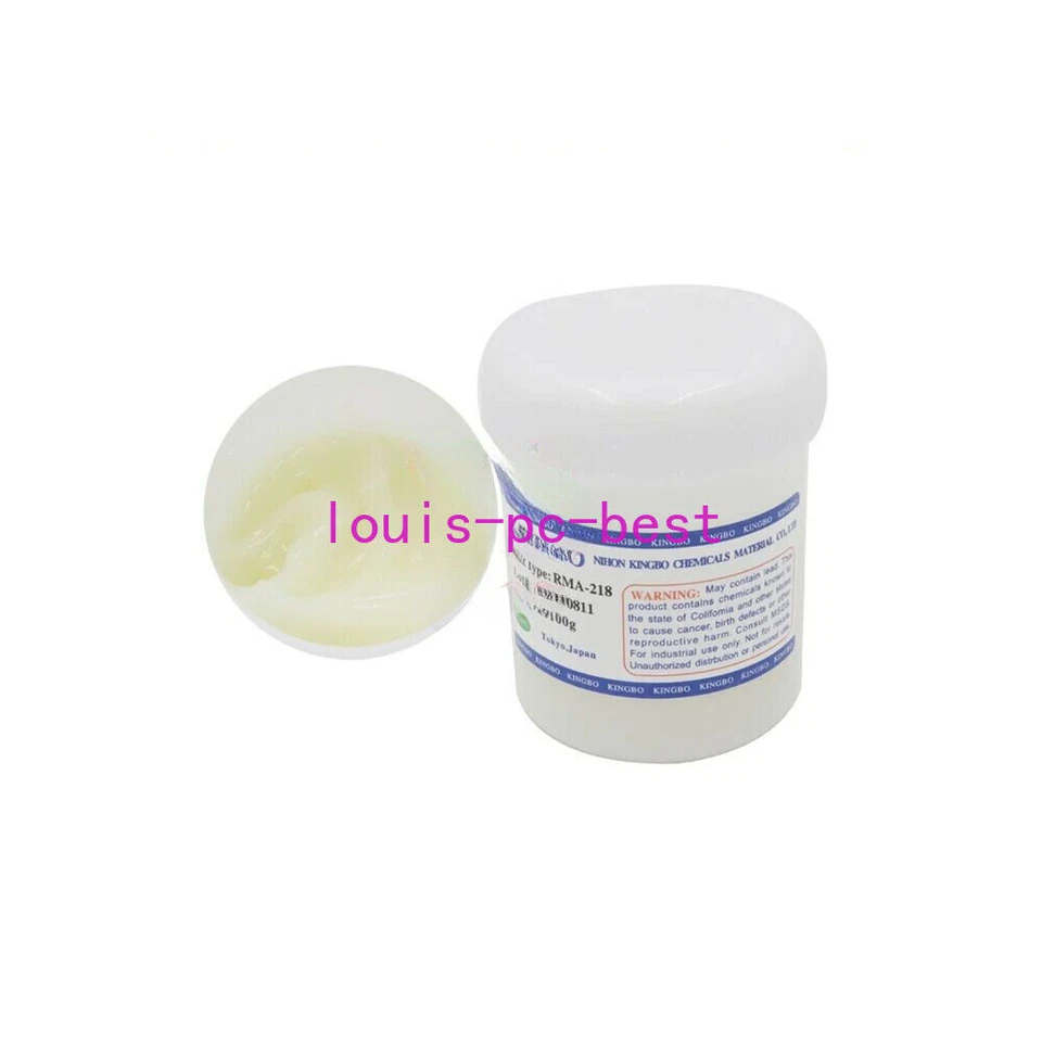 100 г Япония KINGBO RMA-218 паста флюс BGA переделка перелив SMT припой микросолдинг - Изображение 4 из 4