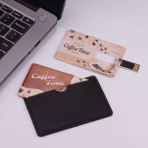 Gift Custom Card USB 2.0 Flash Drive Free Logo Pen Drive 8G U Disk Real Capacity - Afbeelding 11 van 22