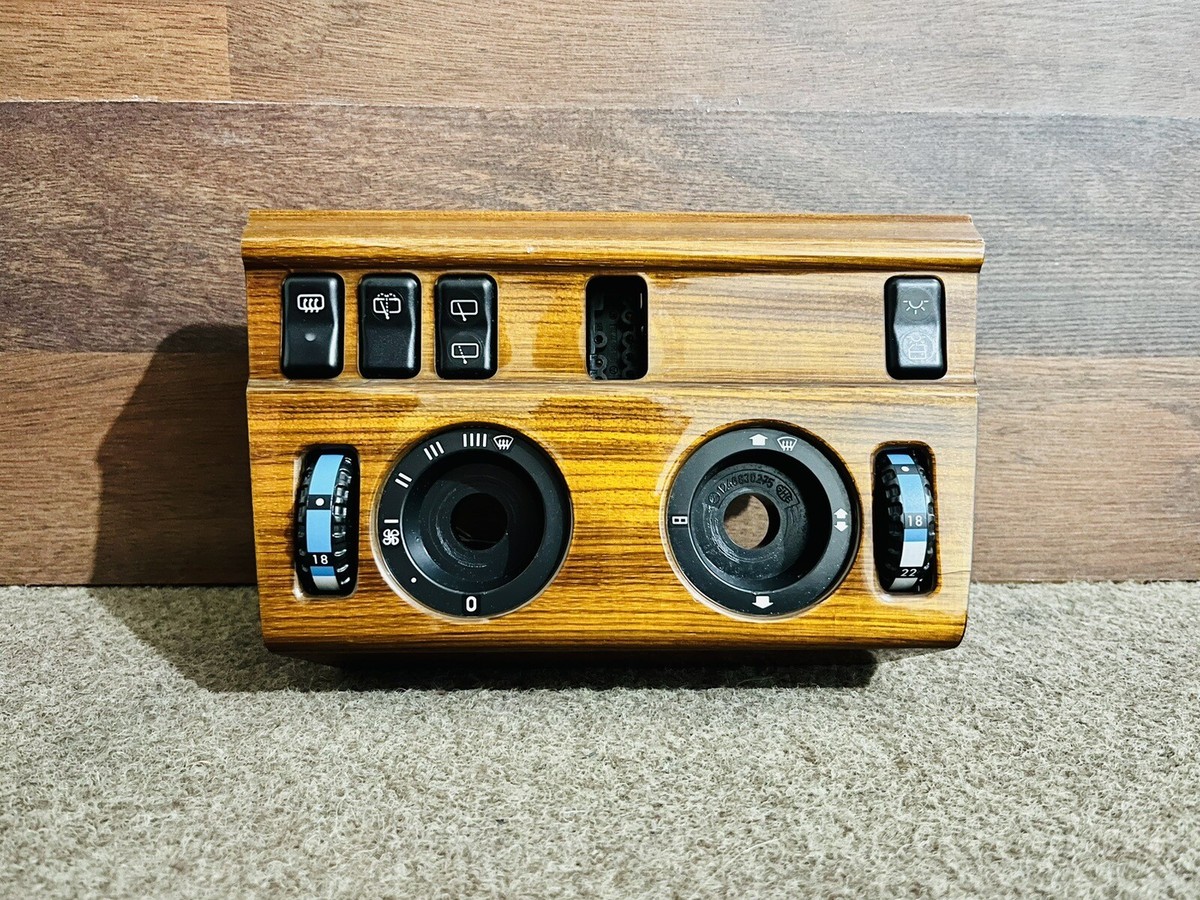 w124 ウッドセンターパネル OEM Mercedes W124 Wood Dashboard Center Console & Climat Panel