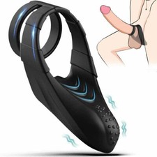 Electric Penis-Stretcher Enhancer Ball-Scrotum-Ring-Delay-Ejaculation for Men US