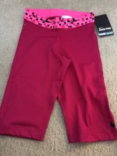 #25 NWT WOMEN'S XS Nike Pro Dri Fit Competition Base Layer Pink SHORTS 724886607