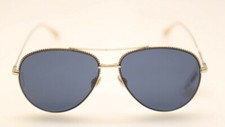 Christian Dior Society3 J5GKU Gold/Blue Lens 57mm Sunglasses  653 