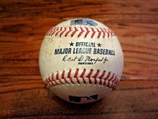 Astros vs Rays Game Used Baseball 9/30/2021 CLINCH AL WEST Stanek Margot Hit Out