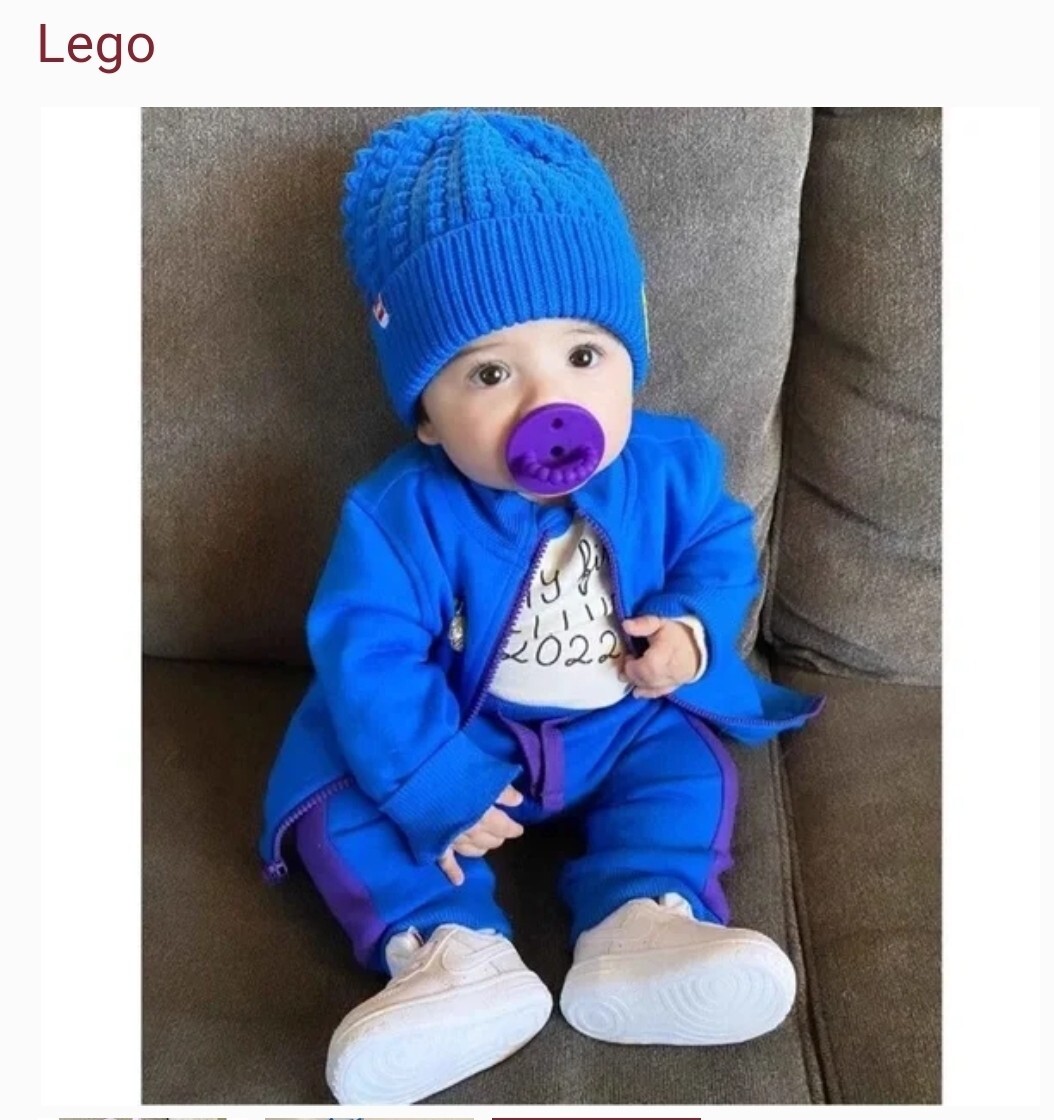 Baby Brick Embroidered Track Zip-Up Sweatshirt-LEGO