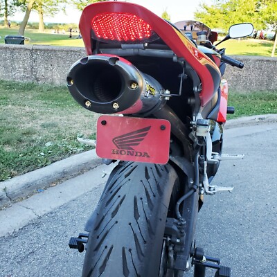 Honda CBR 600RR 07-12 Fender Eliminator for Akrapovic or Yoshimura